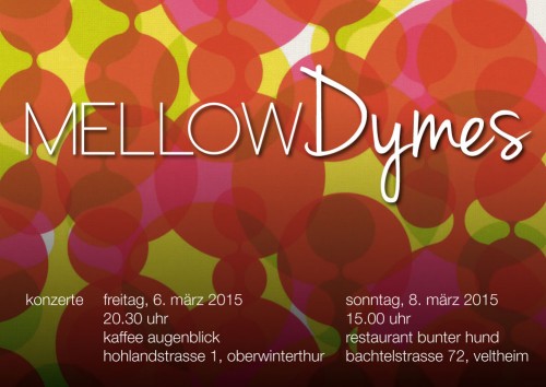 Konzert Flyer Mellow Dymes 2015